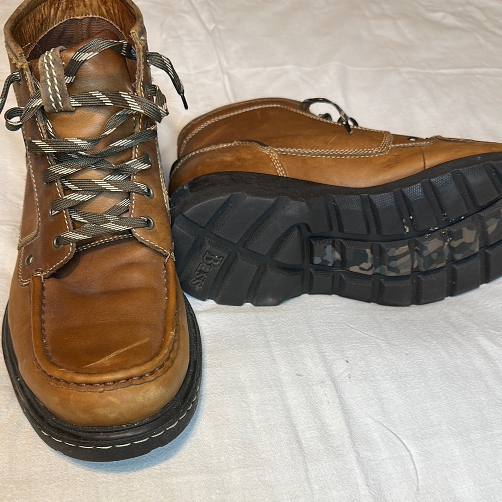 Bass Men's Brown Leather Boots
